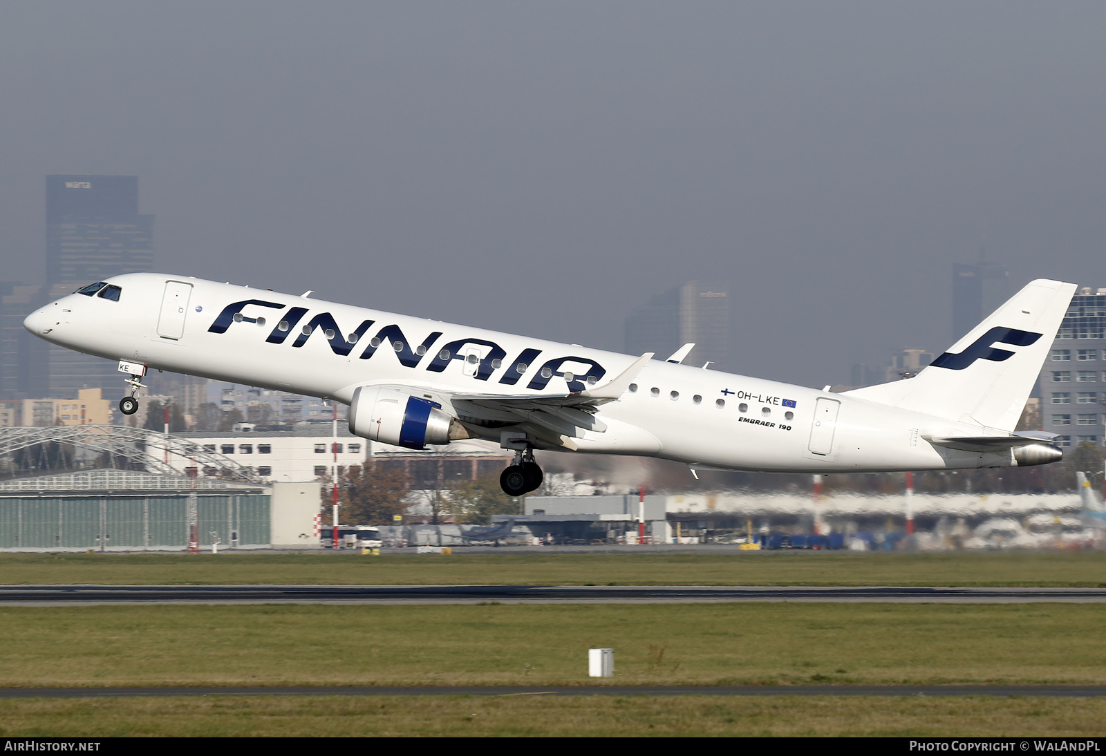 Aircraft Photo of OH-LKE | Embraer 190LR (ERJ-190-100LR) | Finnair | AirHistory.net #512729