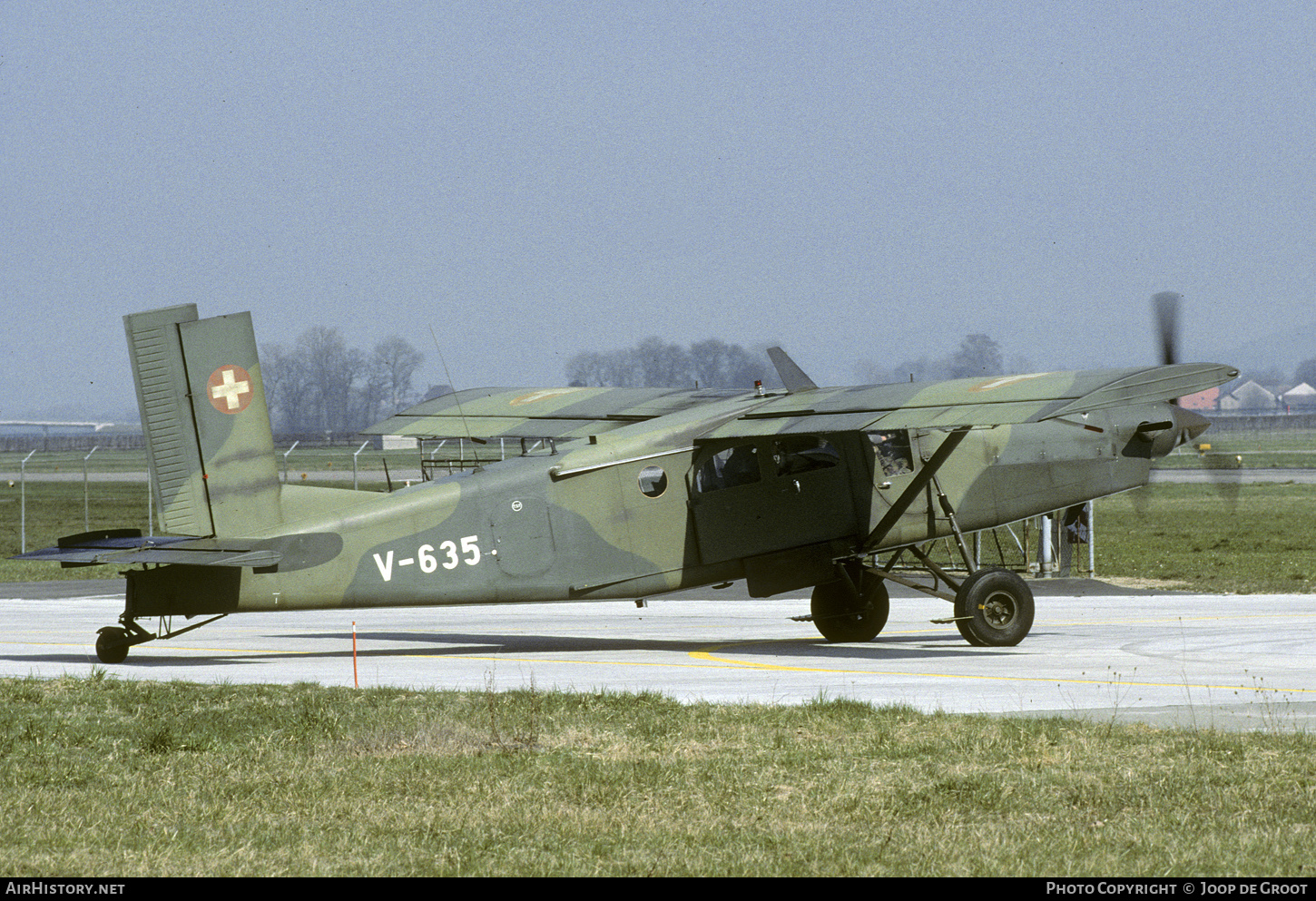 Aircraft Photo of V-635 | Pilatus PC-6/B2-H2M Turbo Porter | Switzerland - Air Force | AirHistory.net #512731