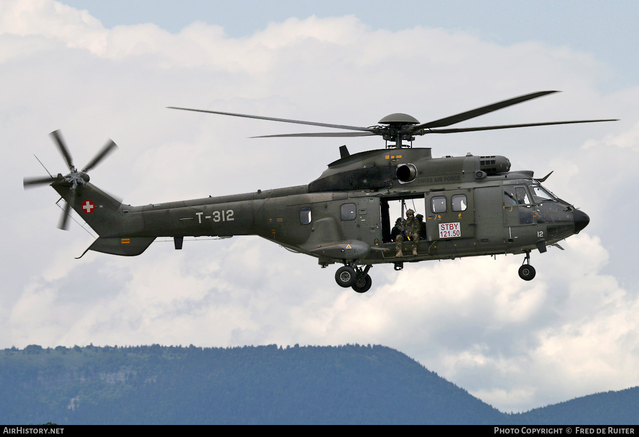 Aircraft Photo of T-312 | Aerospatiale TH89 Super Puma (AS-332M1) | Switzerland - Air Force | AirHistory.net #512788