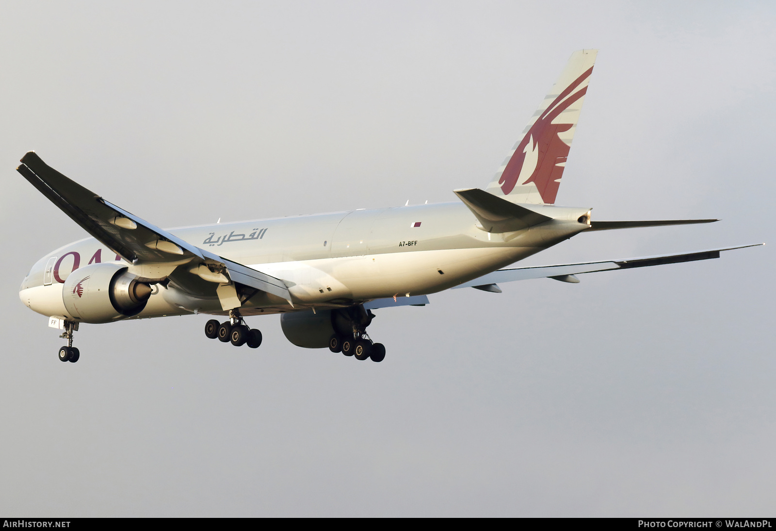 Aircraft Photo of A7-BFF | Boeing 777-FDZ | Qatar Airways Cargo | AirHistory.net #512789