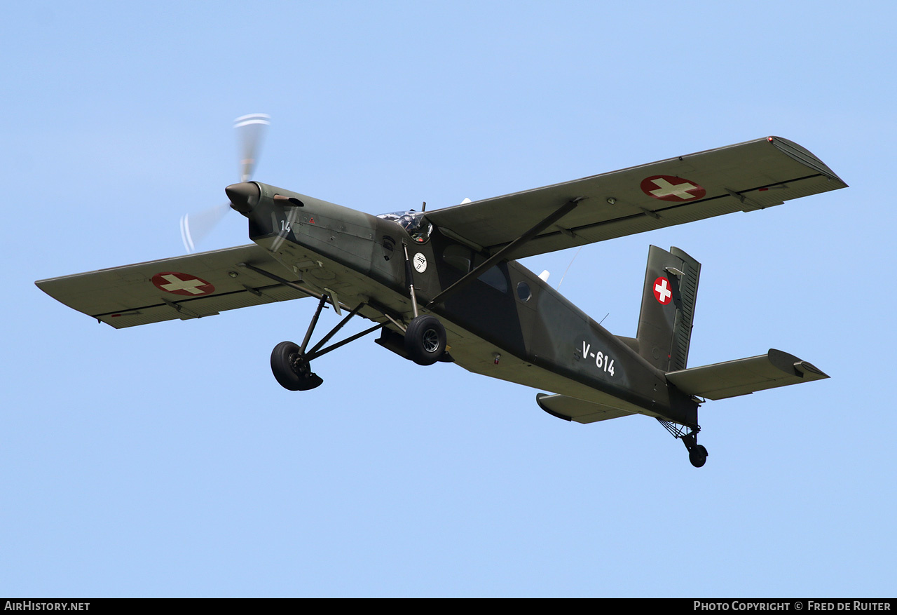 Aircraft Photo of V-614 | Pilatus PC-6/B2-H2M-1 Turbo Porter | Switzerland - Air Force | AirHistory.net #512796