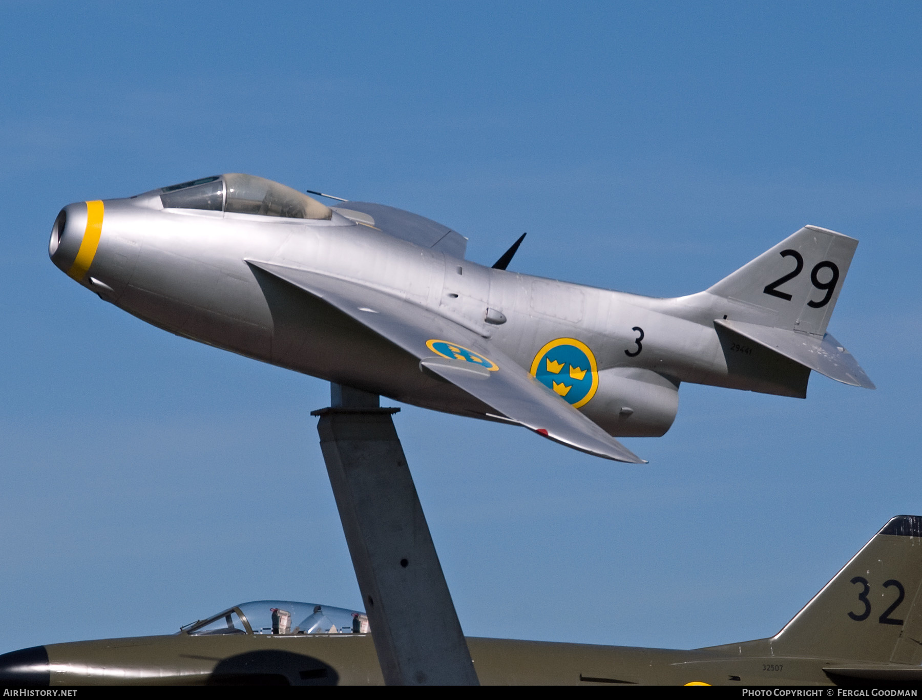 Aircraft Photo of 29441 | Saab J29F Tunnan | Sweden - Air Force | AirHistory.net #512800