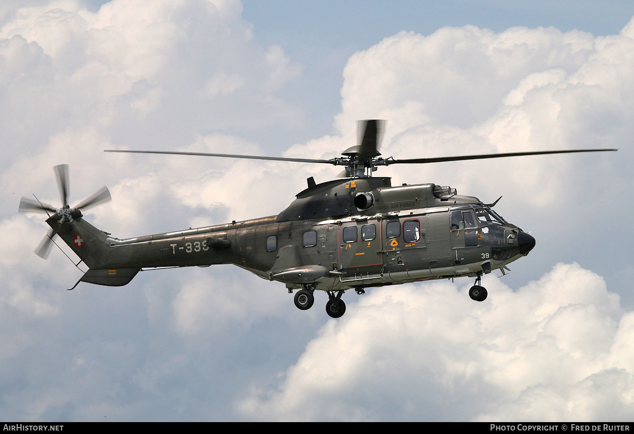 Aircraft Photo of T-339 | Eurocopter TH98 Cougar (AS-532UL) | Switzerland - Air Force | AirHistory.net #512808