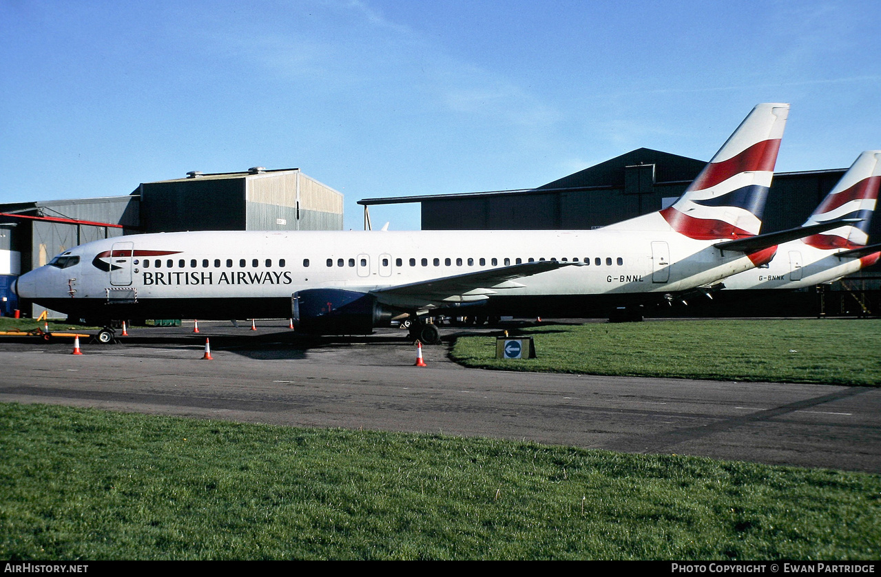 Aircraft Photo of G-BNNL | Boeing 737-4Q8 | British Airways | AirHistory.net #512857