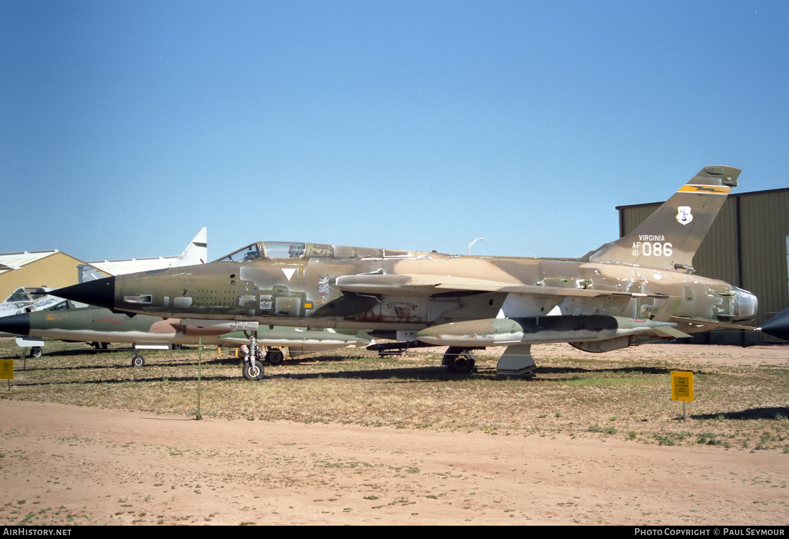 Aircraft Photo of 61-0086 / AF61-086 | Republic F-105D Thunderchief | USA - Air Force | AirHistory.net #512890