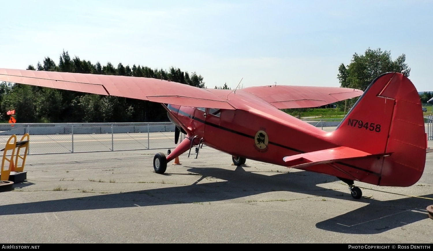 Aircraft Photo of N79458 | Stinson V77 | Alaska Aviation Museum | AirHistory.net #512930