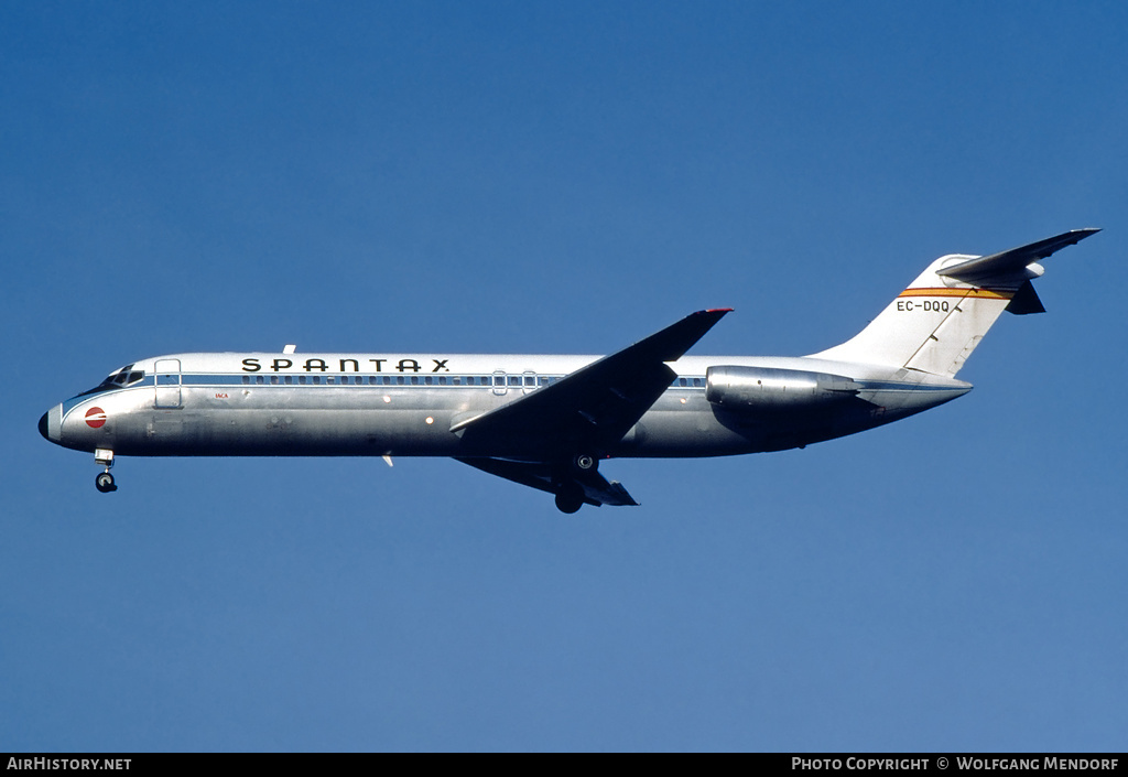Aircraft Photo of EC-DQQ | McDonnell Douglas DC-9-32 | Spantax | AirHistory.net #512940