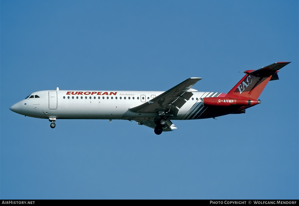 Aircraft Photo of G-AVMP | BAC 111-510ED One-Eleven | European Aircharter - EAL/EAC | AirHistory.net #512942