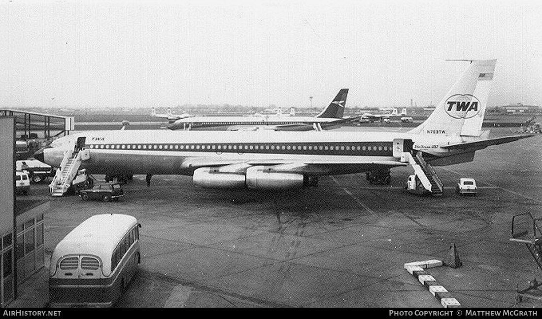Aircraft Photo of N763TW | Boeing 707-331 | Trans World Airlines - TWA | AirHistory.net #512953