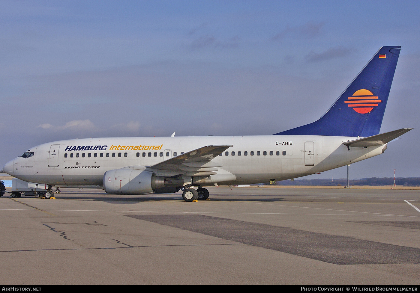 Aircraft Photo of D-AHIB | Boeing 737-73S | Hamburg International | AirHistory.net #512955