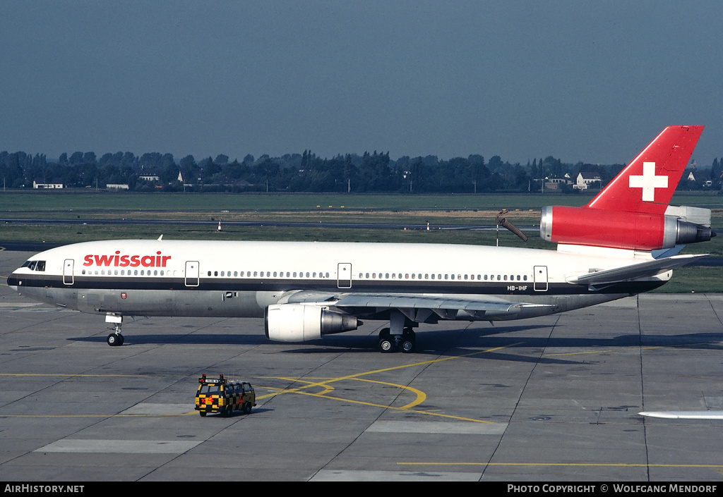 Aircraft Photo of HB-IHF | McDonnell Douglas DC-10-30 | Swissair | AirHistory.net #512974