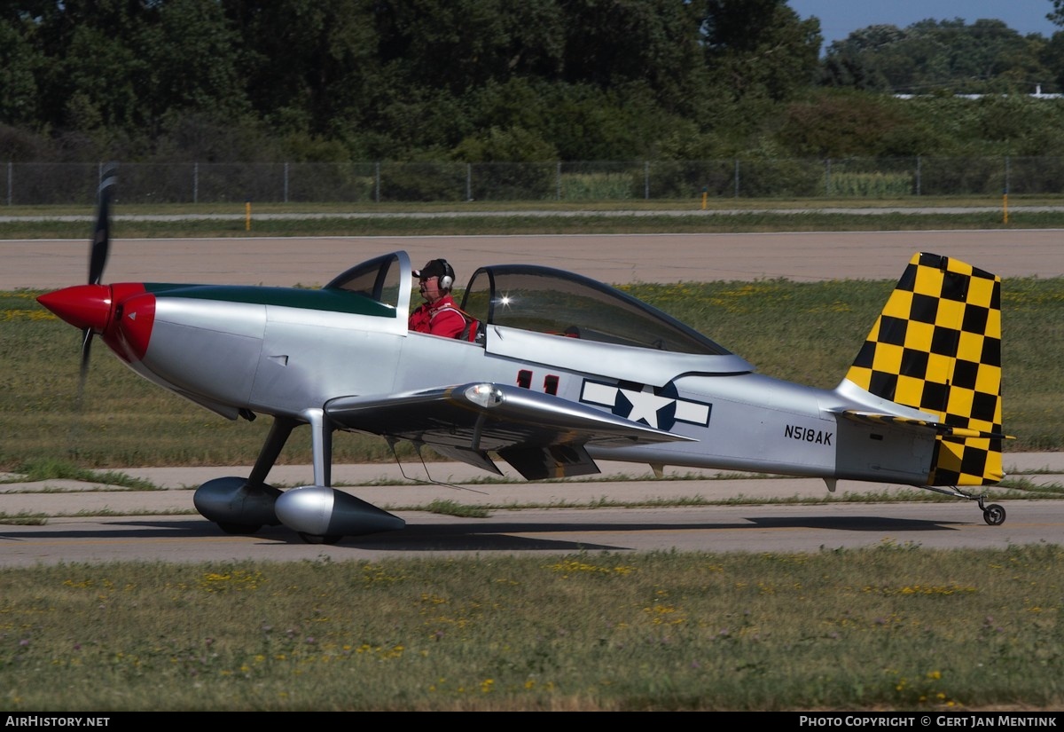 Aircraft Photo of N518AK / 11 | Van's RV-8 | USA - Air Force | AirHistory.net #512982