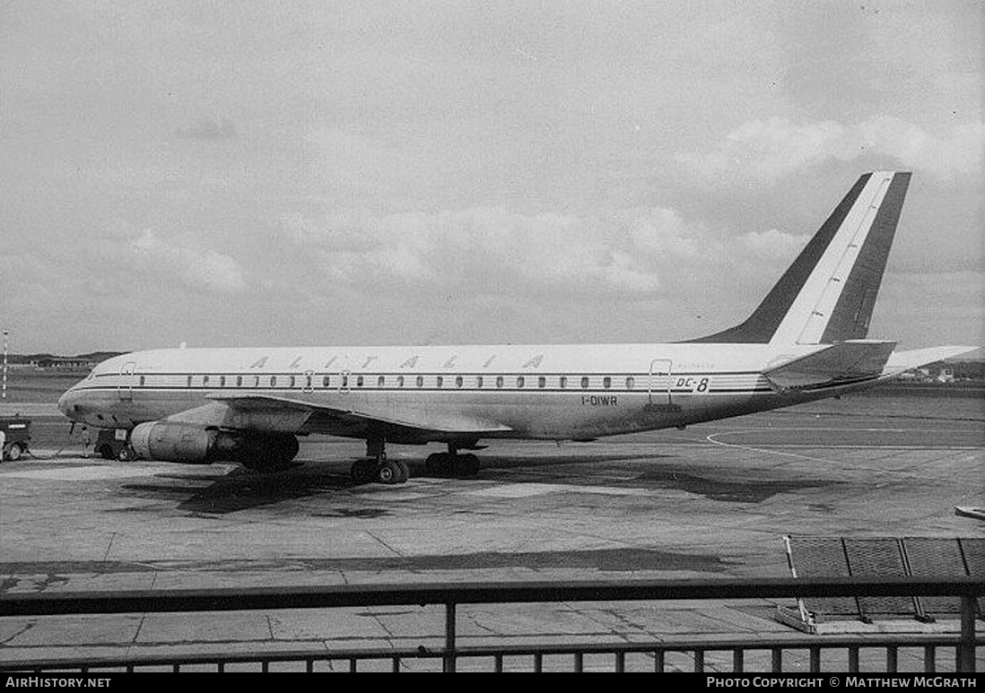 Aircraft Photo of I-DIWR | Douglas DC-8-43 | Alitalia | AirHistory.net #513012
