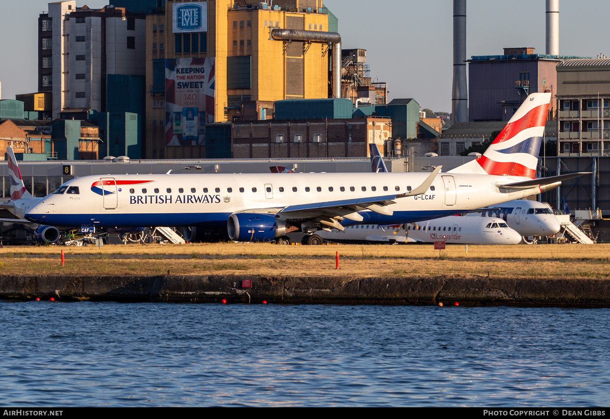 Aircraft Photo of G-LCAF | Embraer 190LR (ERJ-190-100LR) | British Airways | AirHistory.net #513026