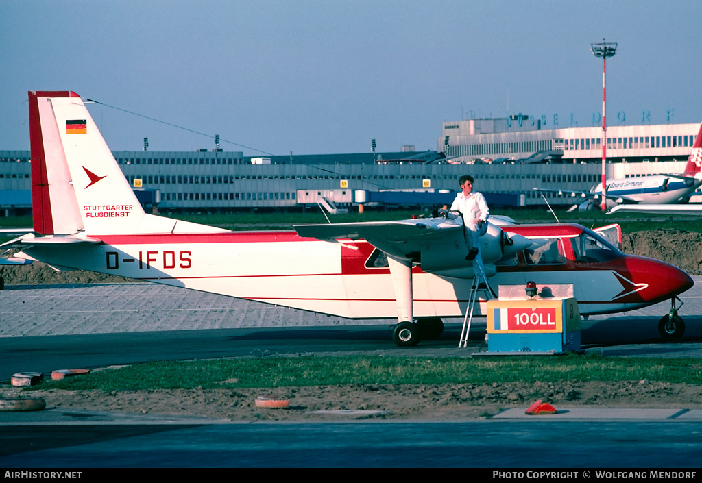 Aircraft Photo of D-IFDS | Britten-Norman BN-1F | Stuttgarter Flugdienstx | AirHistory.net #513052