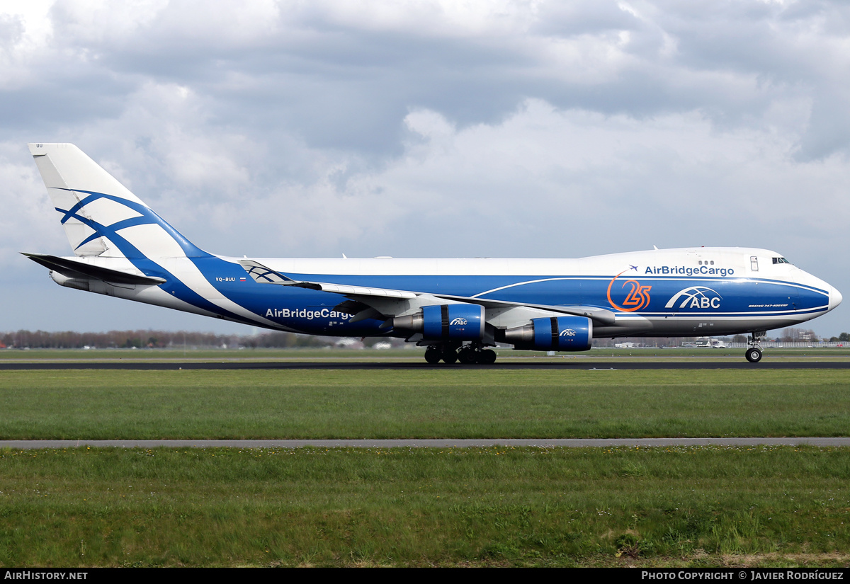 Aircraft Photo of VQ-BUU | Boeing 747-4EVF/ER/SCD | ABC - AirBridgeCargo Airlines | AirHistory.net #513068