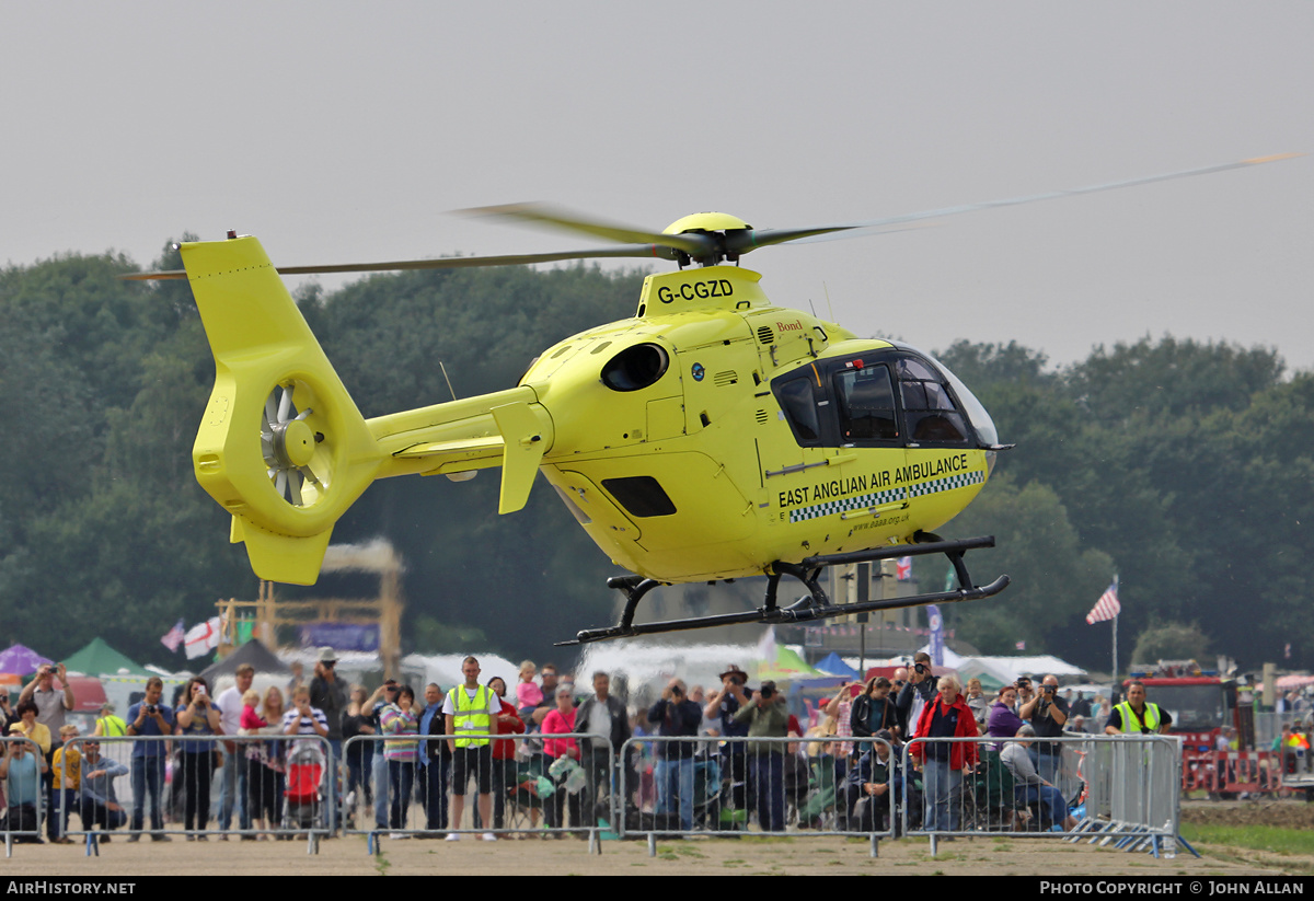Aircraft Photo of G-CGZD | Eurocopter EC-135P-2 | East Anglian Air Ambulance | AirHistory.net #513072
