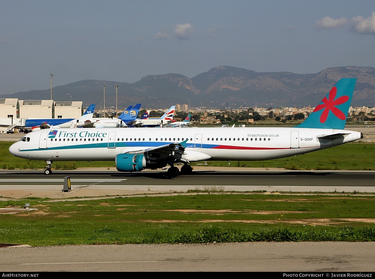 Aircraft Photo of G-OOAF | Airbus A321-211 | First Choice Airways | AirHistory.net #513083
