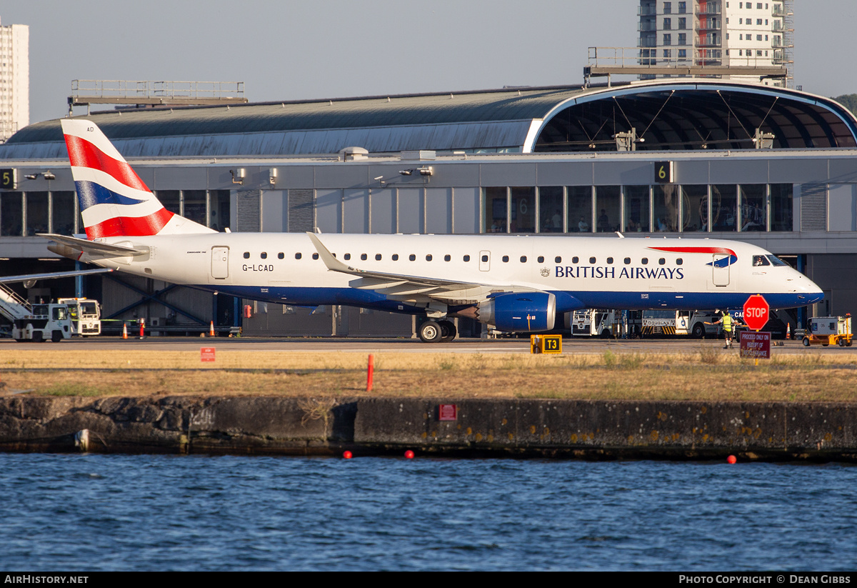 Aircraft Photo of G-LCAD | Embraer 190SR (ERJ-190-100SR) | British Airways | AirHistory.net #513086