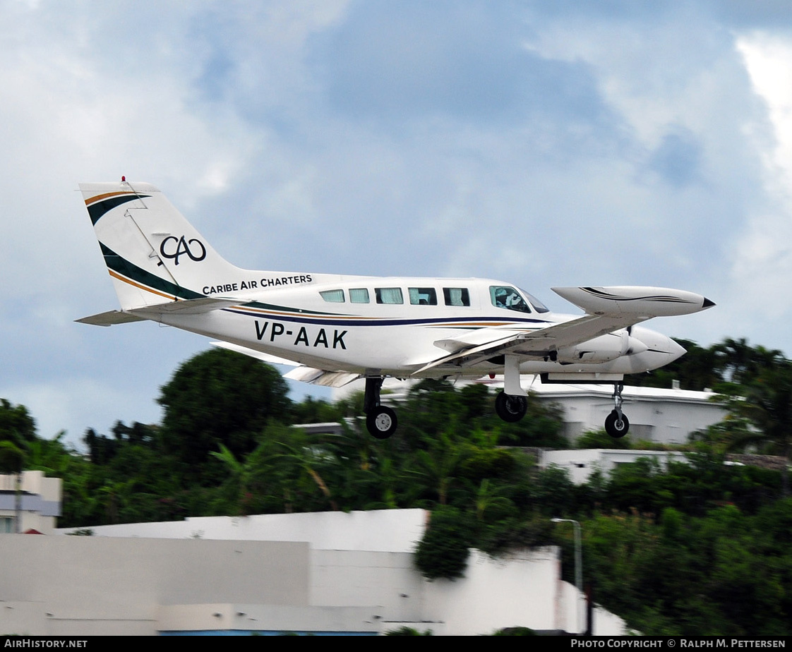 Aircraft Photo of VP-AAK | Cessna 402B | Caribe Air Charters - CAC | AirHistory.net #513090