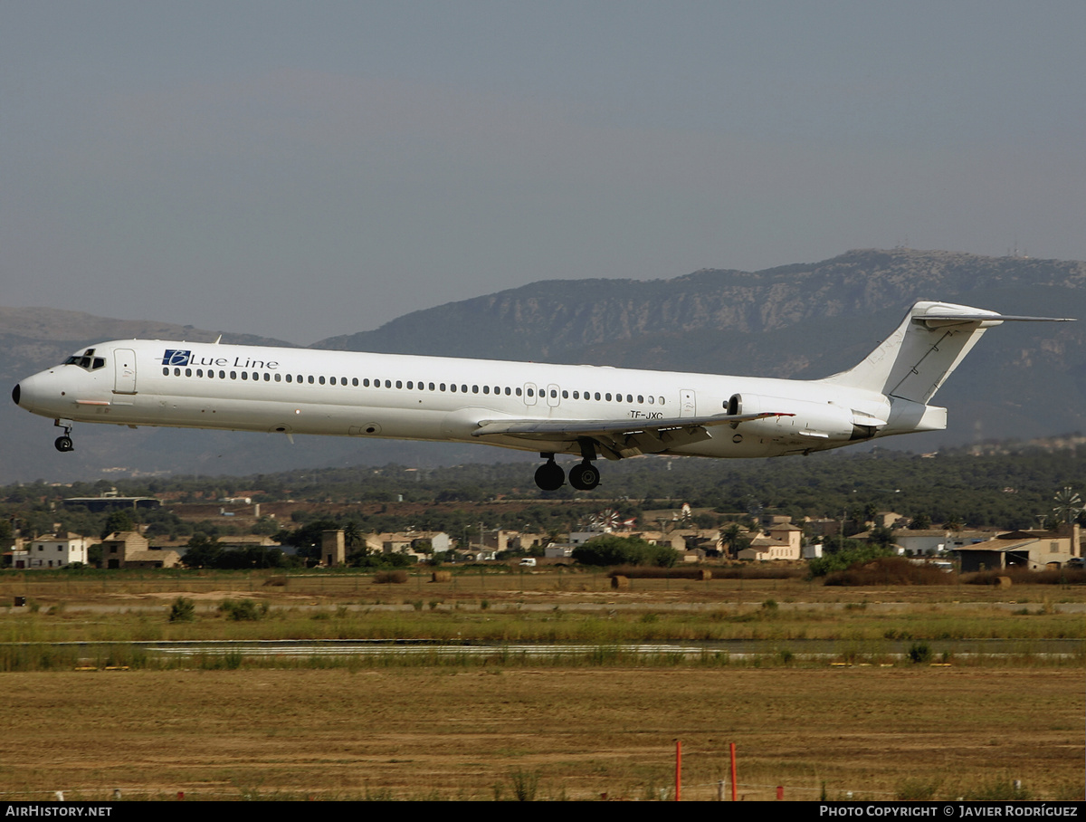 Aircraft Photo of TF-JXC | McDonnell Douglas MD-83 (DC-9-83) | Blue Line | AirHistory.net #513105