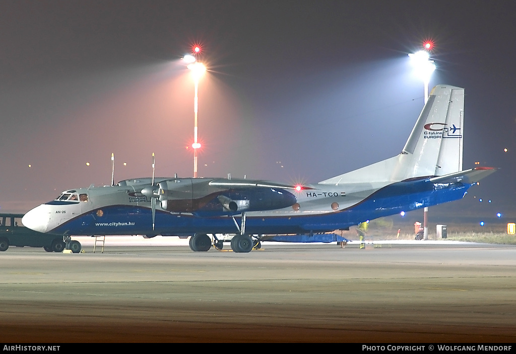 Aircraft Photo of HA-TCO | Antonov An-26B | CityLine Europe | AirHistory.net #513121