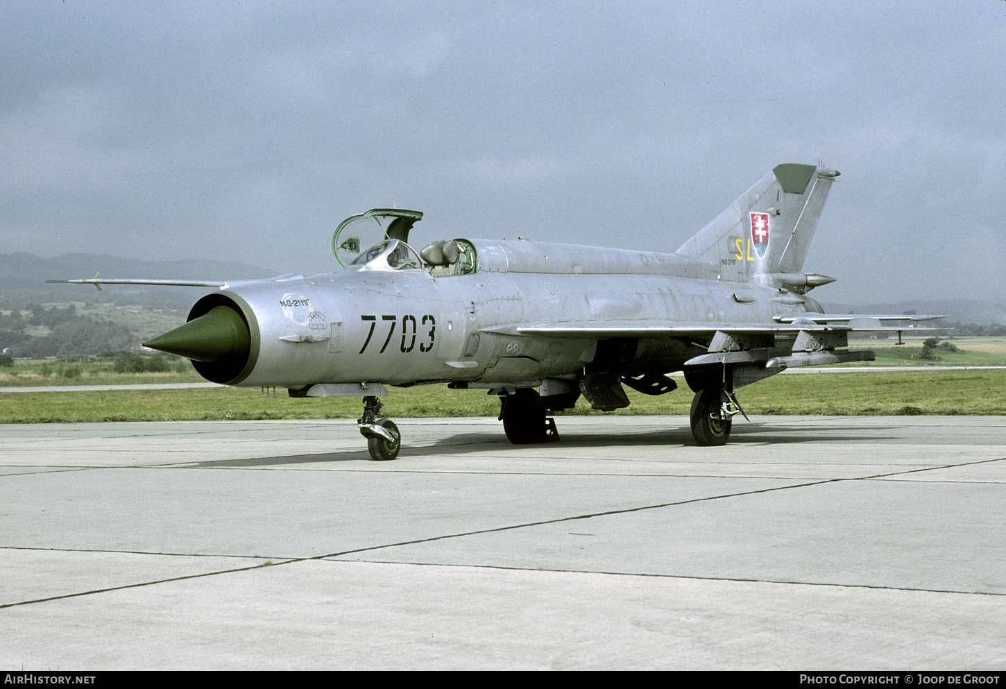 Aircraft Photo of 7703 | Mikoyan-Gurevich MiG-21MF | Slovakia - Air Force | AirHistory.net #513129