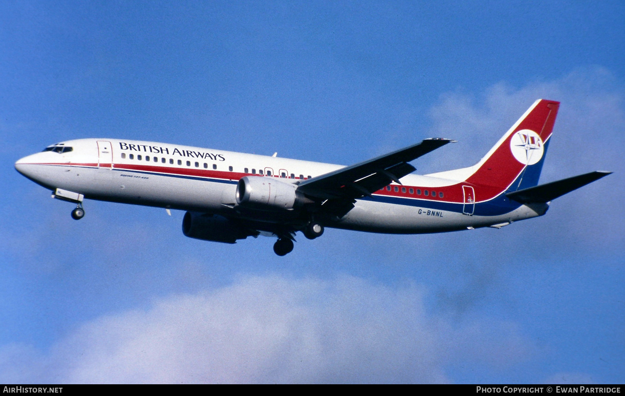 Aircraft Photo of G-BNNL | Boeing 737-4Q8 | British Airways | Dan-Air London | AirHistory.net #513138
