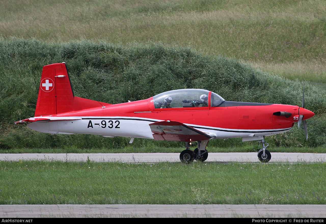 Aircraft Photo of A-932 | Pilatus NCPC-7 | Switzerland - Air Force | AirHistory.net #513157