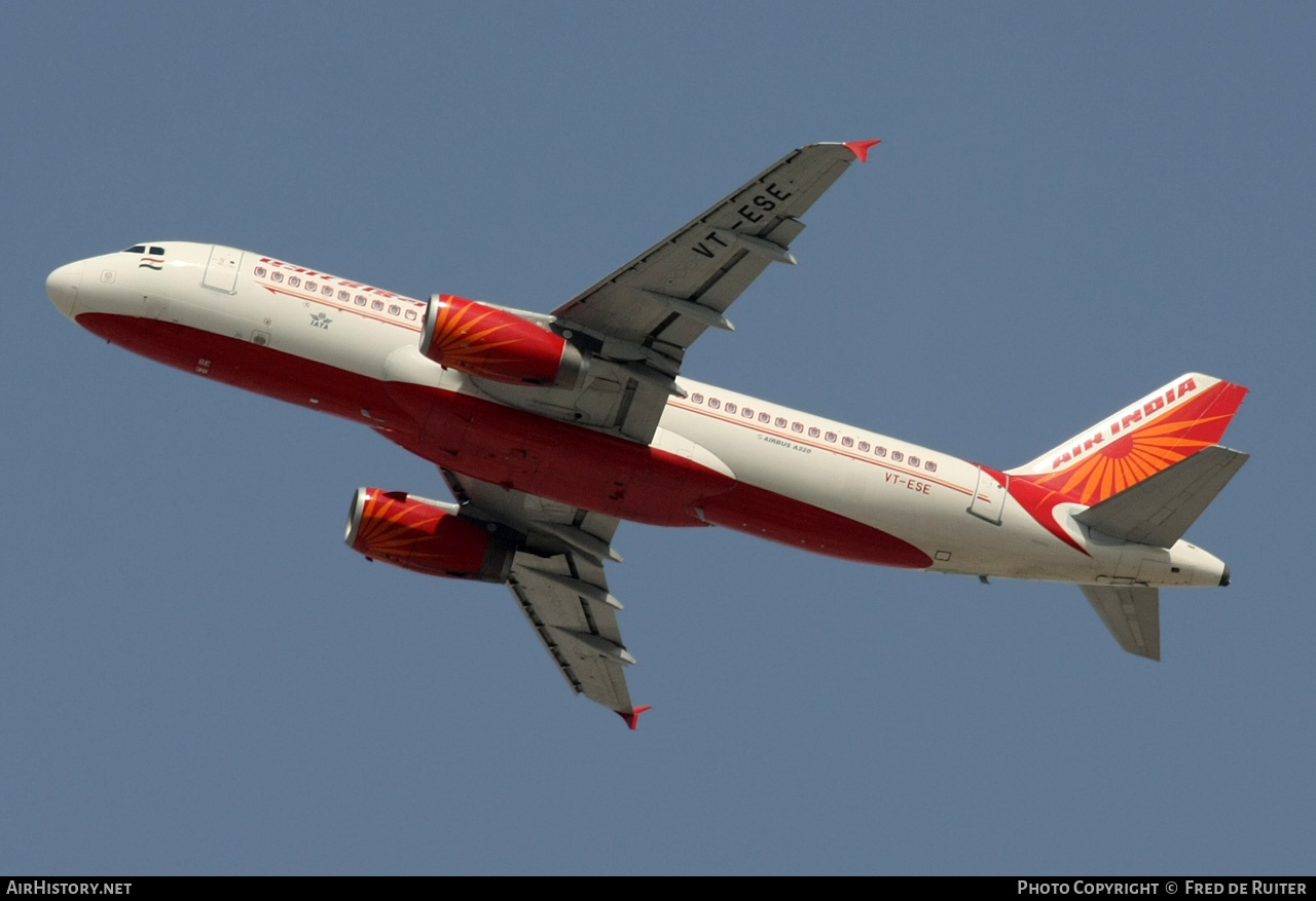 Aircraft Photo of VT-ESE | Airbus A320-231 | Air India | AirHistory.net #513165