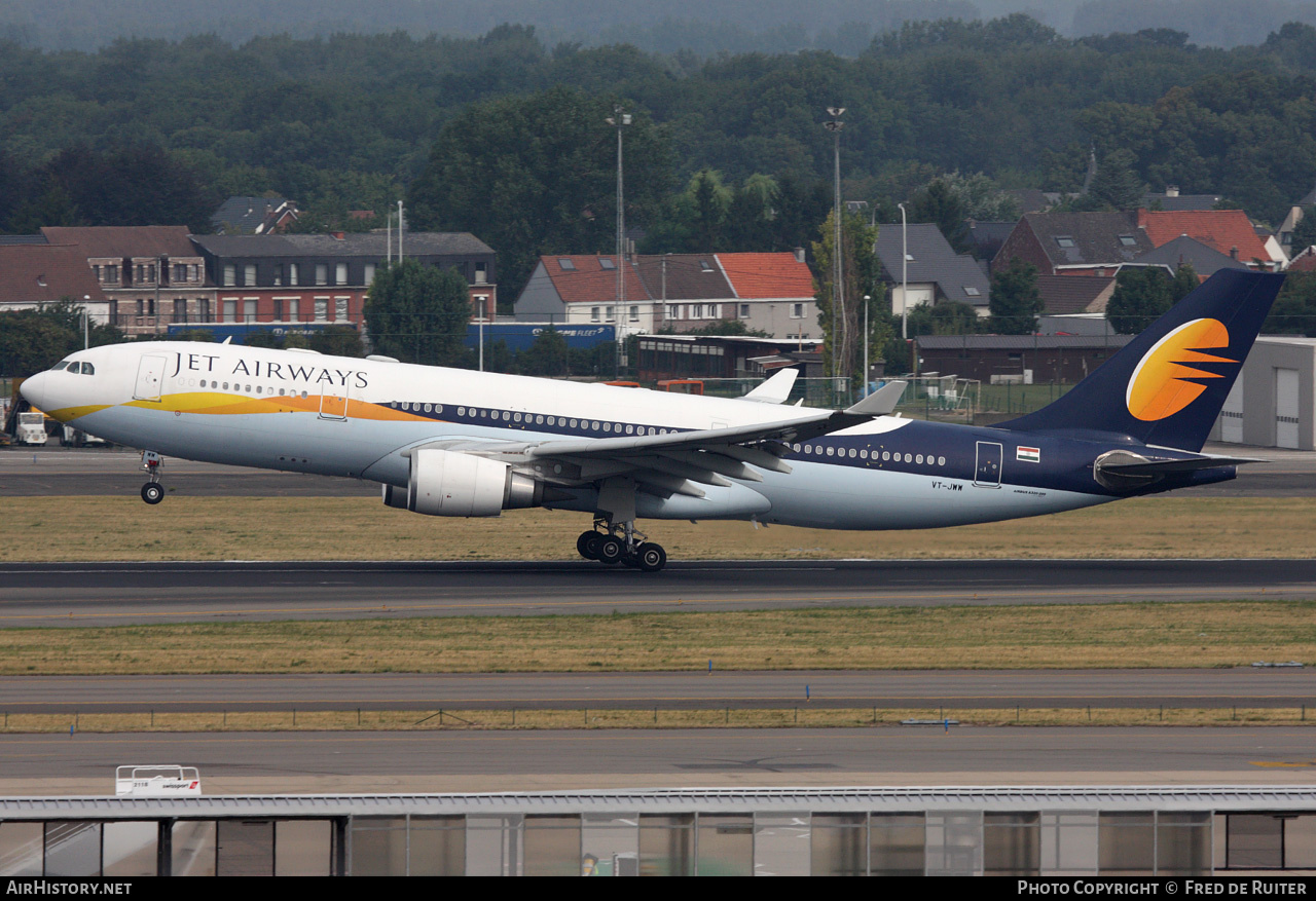 Aircraft Photo of VT-JWW | Airbus A330-202 | Jet Airways | AirHistory.net #513166
