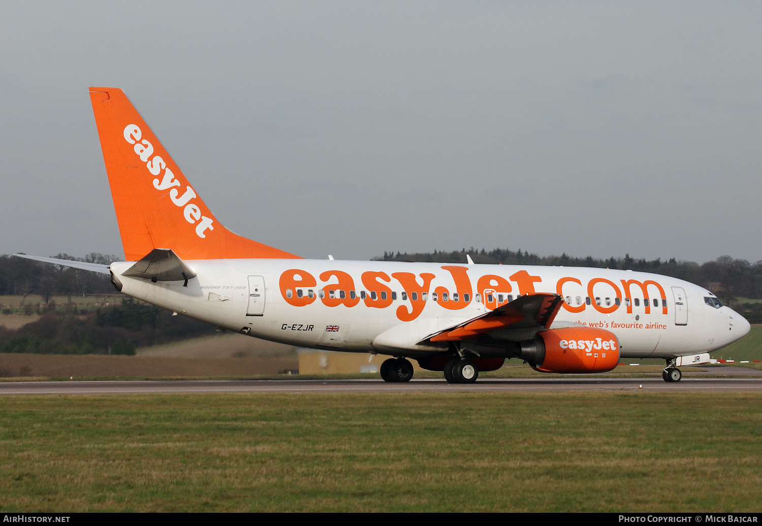 Aircraft Photo of G-EZJR | Boeing 737-73V | EasyJet | AirHistory.net #513210