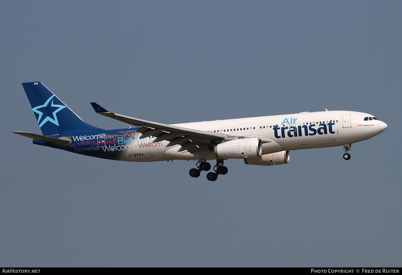 Aircraft Photo of C-GTSJ | Airbus A330-243 | Air Transat | AirHistory.net #513221