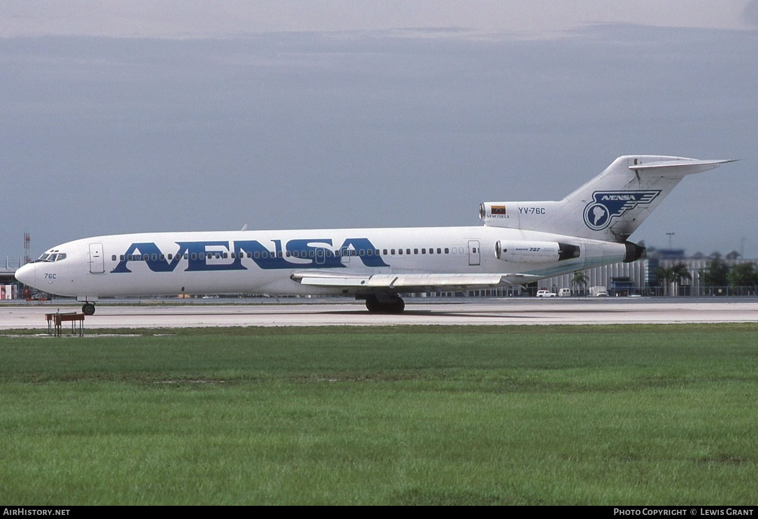 Aircraft Photo of YV-76C | Boeing 727-227 | Avensa - Aerovías Venezolanas | AirHistory.net #513228