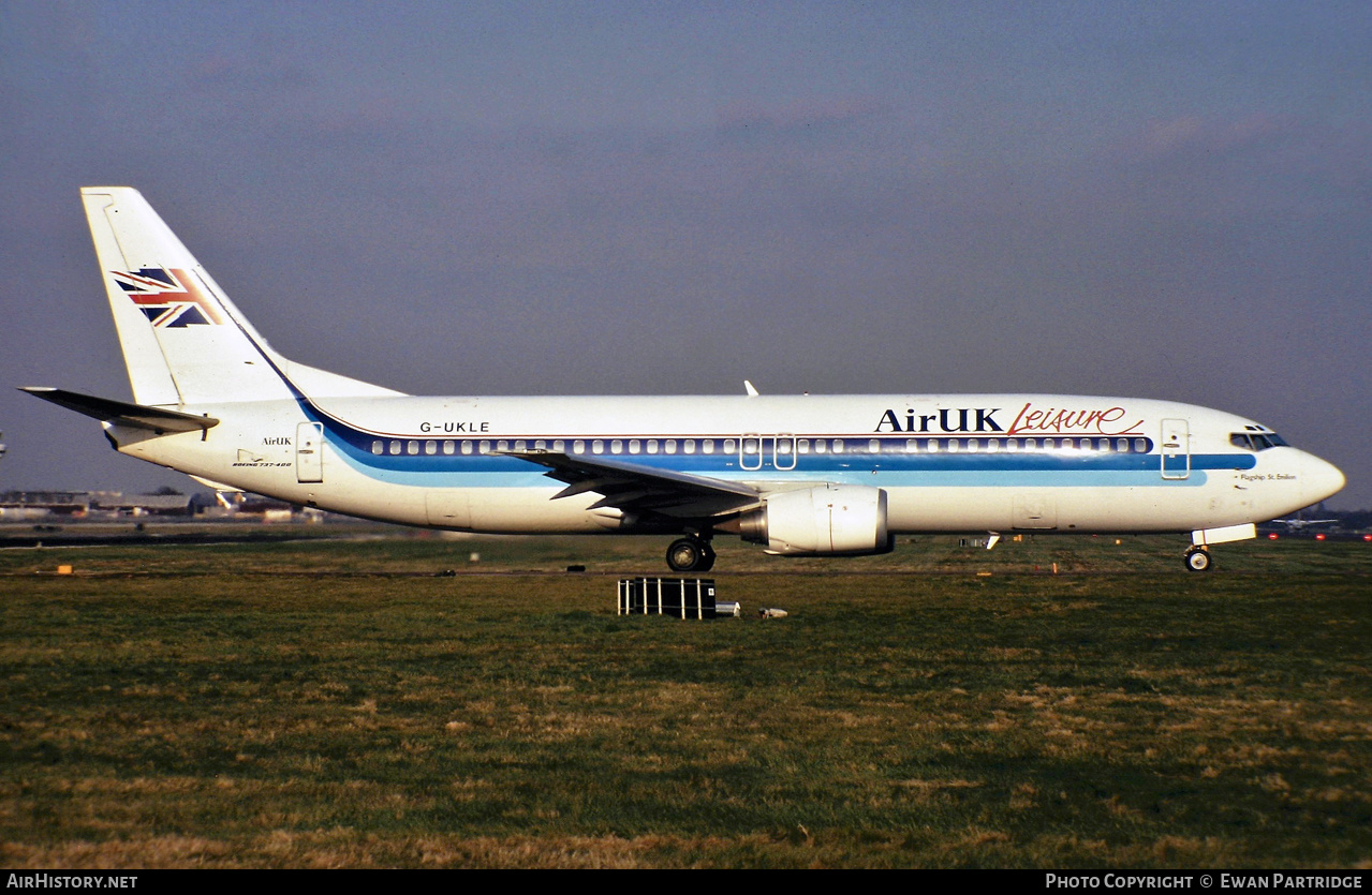 Aircraft Photo of G-UKLE | Boeing 737-4Y0 | Air UK Leisure | AirHistory.net #513279