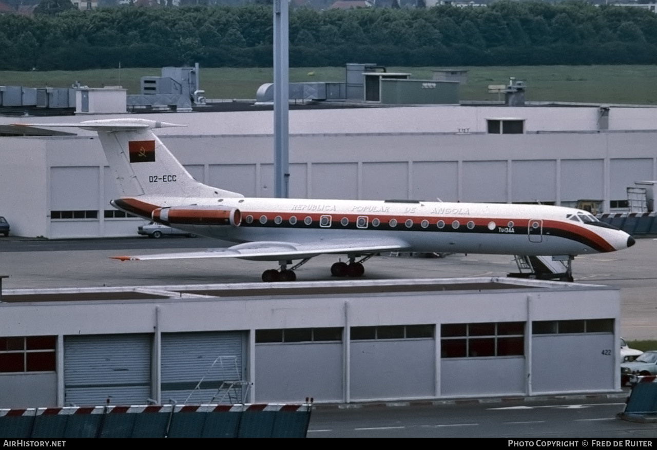 Aircraft Photo of D2-ECC | Tupolev Tu-134AK | República Popular de Angola | AirHistory.net #513283