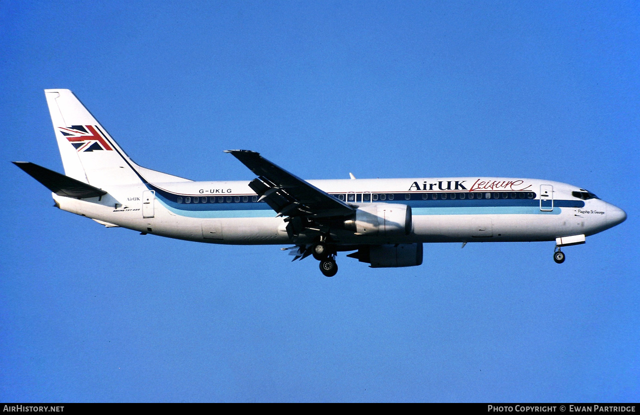 Aircraft Photo of G-UKLG | Boeing 737-42C | Air UK Leisure | AirHistory.net #513300