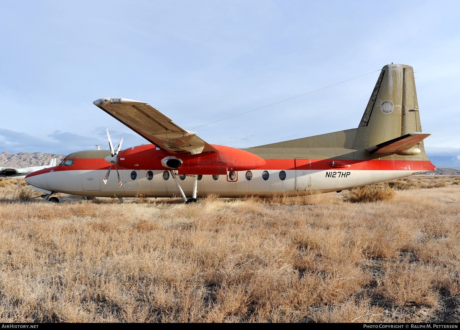 Aircraft Photo of N127HP | Fairchild F-27A | Hawkins & Powers Aviation | AirHistory.net #513304