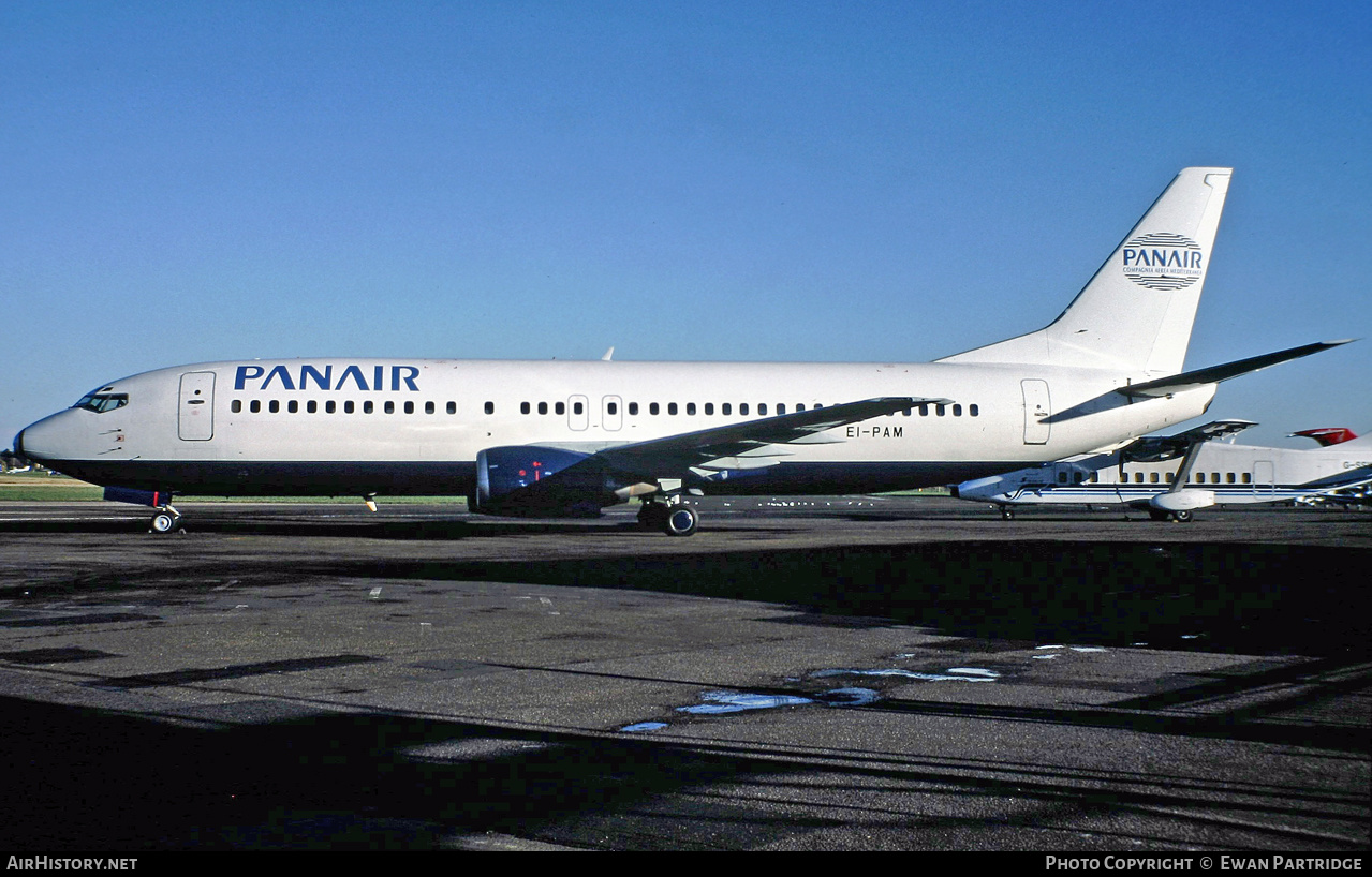Aircraft Photo of EI-PAM | Boeing 737-4Q8 | Panair - Compagnia Aerea Mediterranea | AirHistory.net #513328