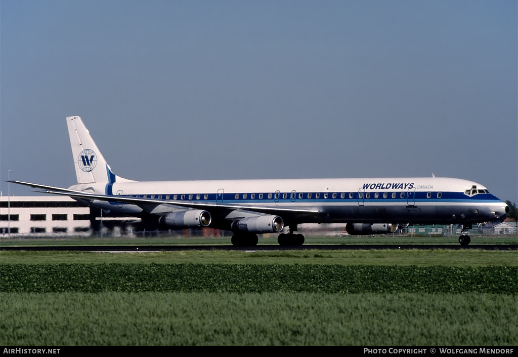 Aircraft Photo of C-FCPO | McDonnell Douglas DC-8-63 | Worldways Canada | AirHistory.net #513329