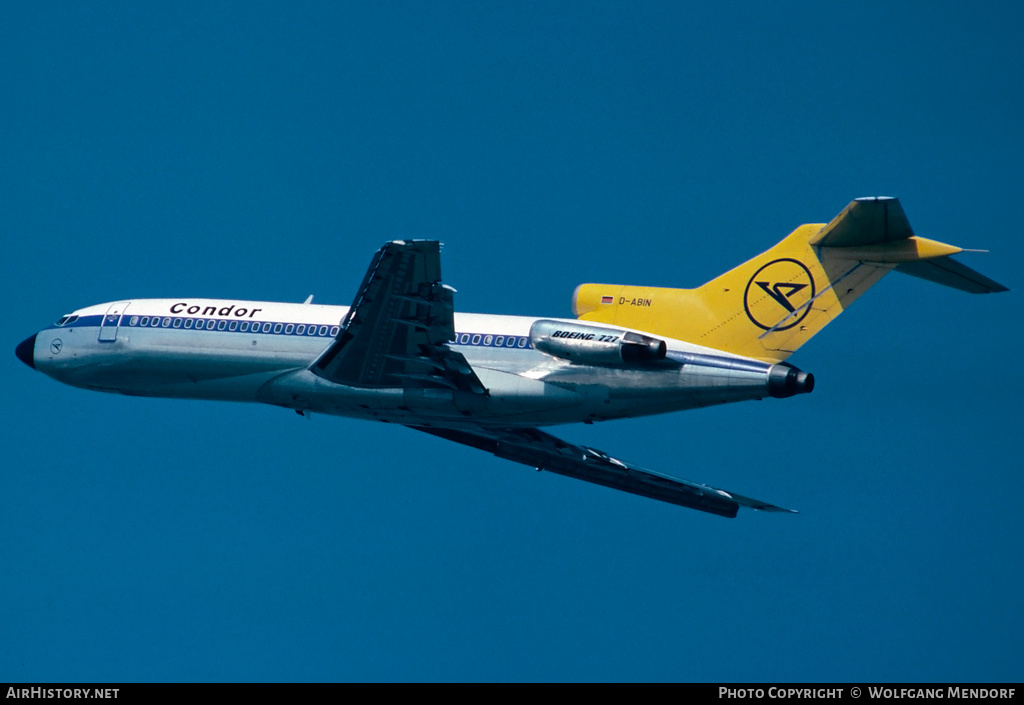 Aircraft Photo of D-ABIN | Boeing 727-30 | Condor Flugdienst | AirHistory.net #513362