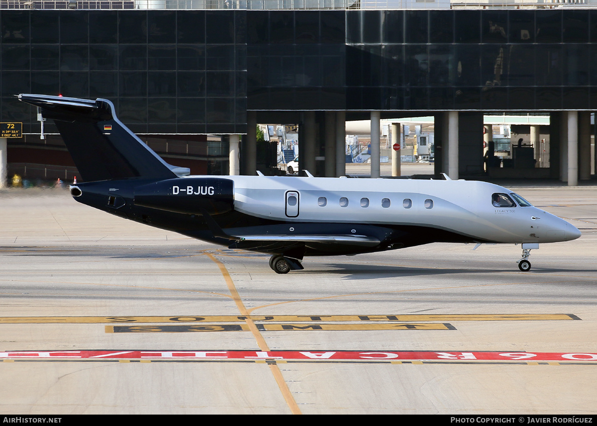Aircraft Photo of D-BJUG | Embraer EMB-550 Legacy 500 | AirHistory.net #513386