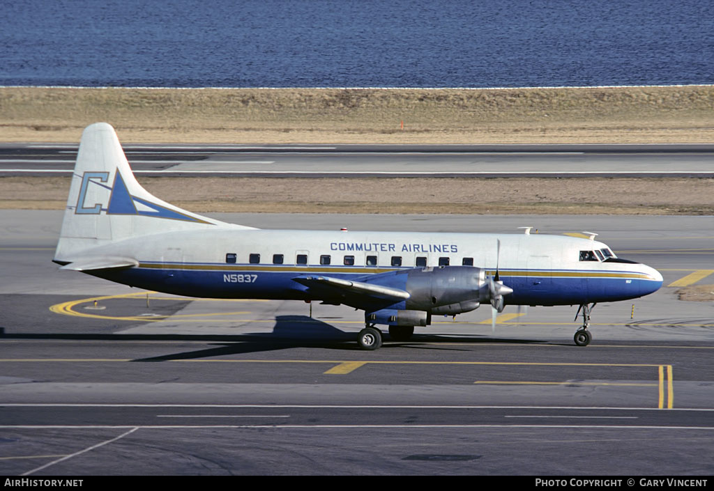 Aircraft Photo of N5837 | Convair 580 | Commuter Airlines | AirHistory.net #513395