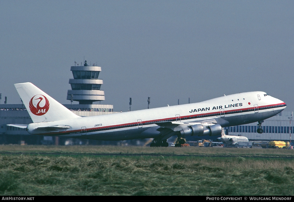 Aircraft Photo of JA8113 | Boeing 747-246B | Japan Air Lines - JAL | AirHistory.net #513400