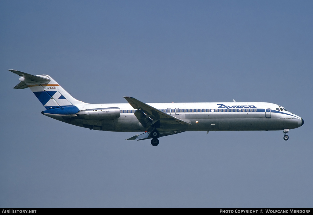 Aircraft Photo of EC-CGN | McDonnell Douglas DC-9-32 | Aviaco | AirHistory.net #513414