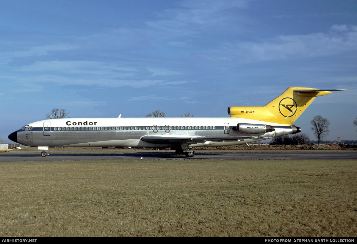 Aircraft Photo of D-ABWI | Boeing 727-230/Adv | Condor Flugdienst | AirHistory.net #513419