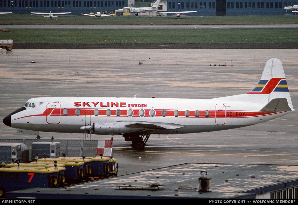 Aircraft Photo of SE-FOY | Vickers 814 Viscount | Skyline | AirHistory.net #513469