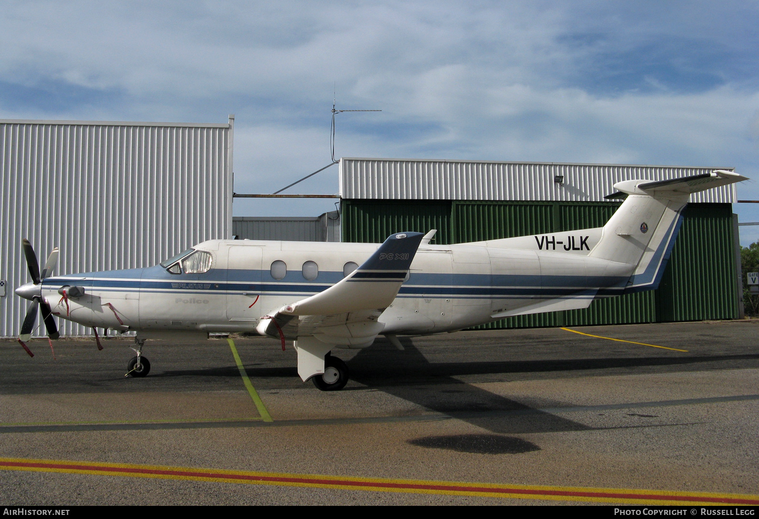 Aircraft Photo of VH-JLK | Pilatus PC-12/45 | Northern Territory Police | AirHistory.net #513490