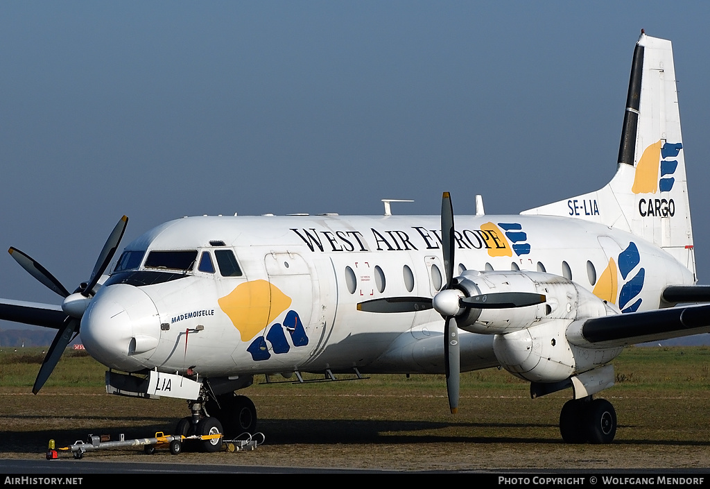 Aircraft Photo of SE-LIA | Hawker Siddeley HS-748 Srs2A/264 | West Air Europe Cargo | AirHistory.net #513497