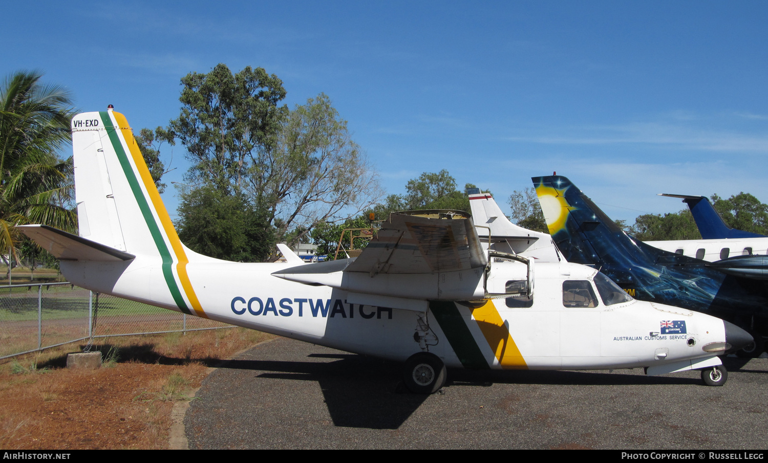 Aircraft Photo of VH-EXD | Aero Commander 500U Shrike Commander | Australian Customs | AirHistory.net #513508